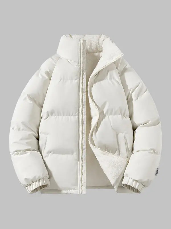 Dame Vinter Jakke Trendy Polstret Pufferjakke 9