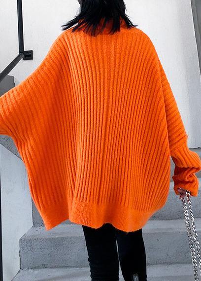 Dame Vinter Strikket Bluse med Høy Hals 3