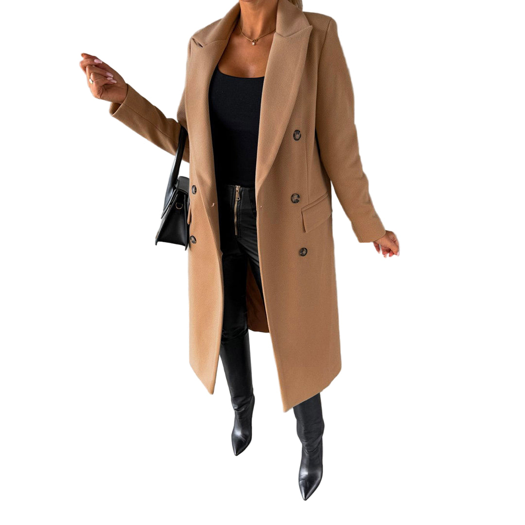 Dame Vinterjakke Moderne Design Høykvalitets Tekstil 5