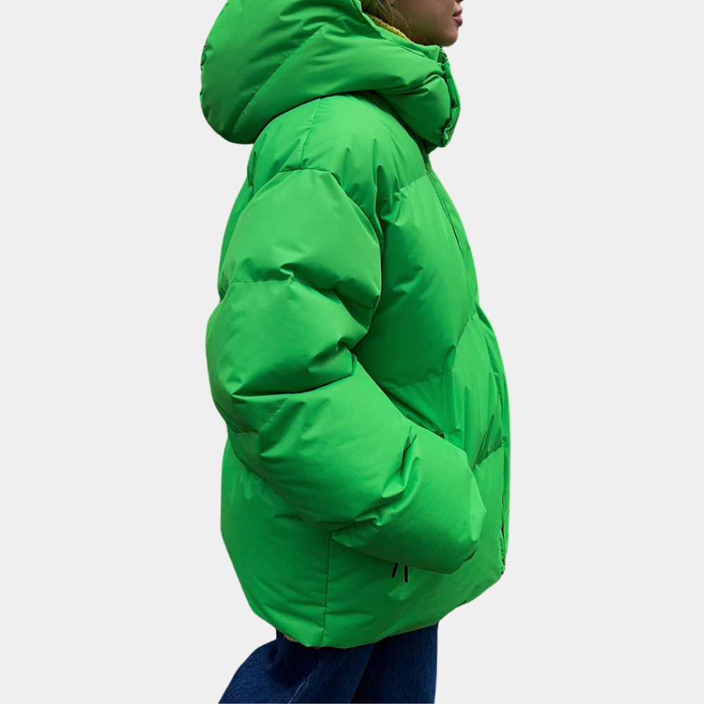 Dame Vinterjakke Puffer Trendy Design 2
