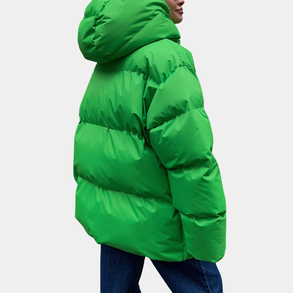 Dame Vinterjakke Puffer Trendy Design 3