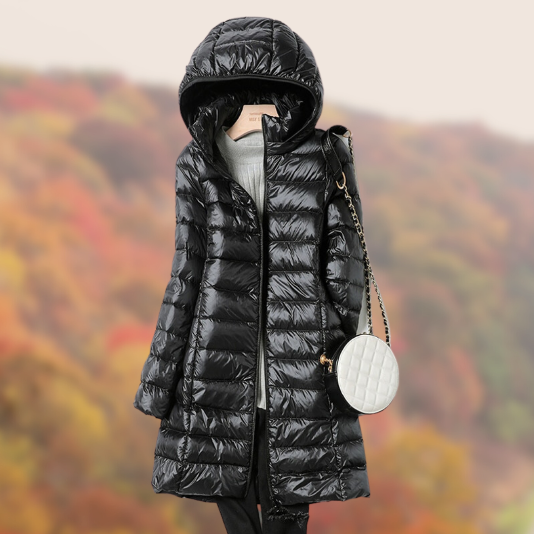 Dame Vinterjakke Puffet Moderne Design 2