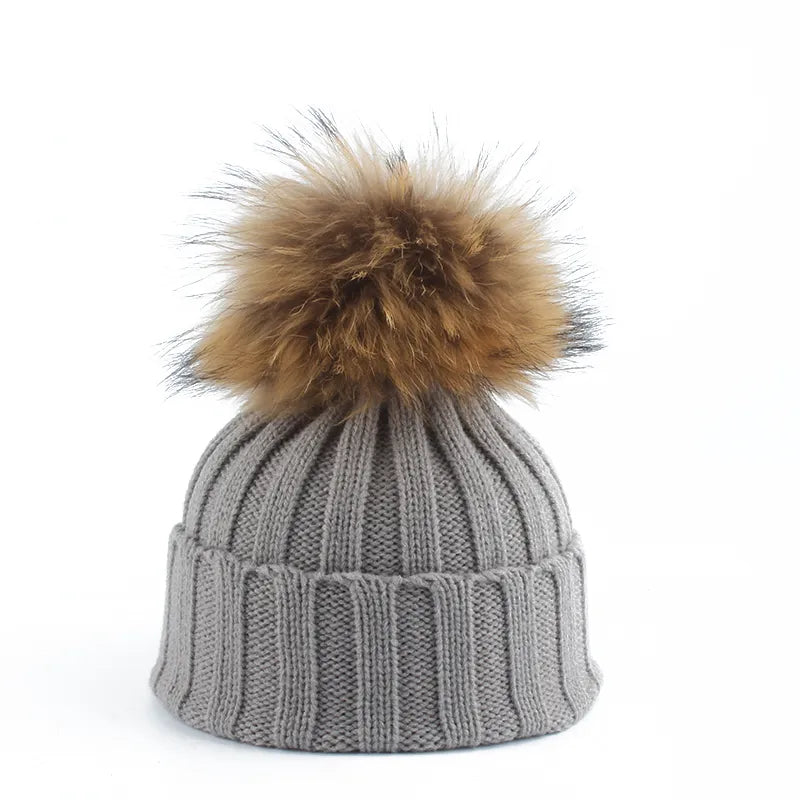 Dame Vinterlue med Pom-Pom Stilfull 2