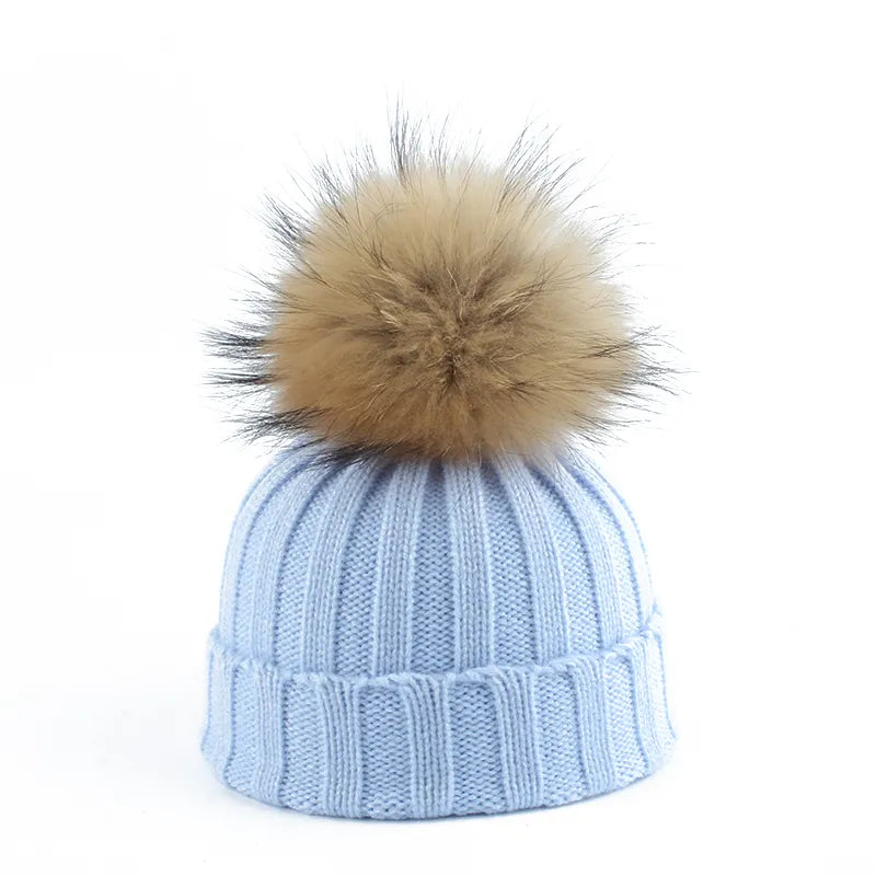 Dame Vinterlue med Pom-Pom Stilfull 6