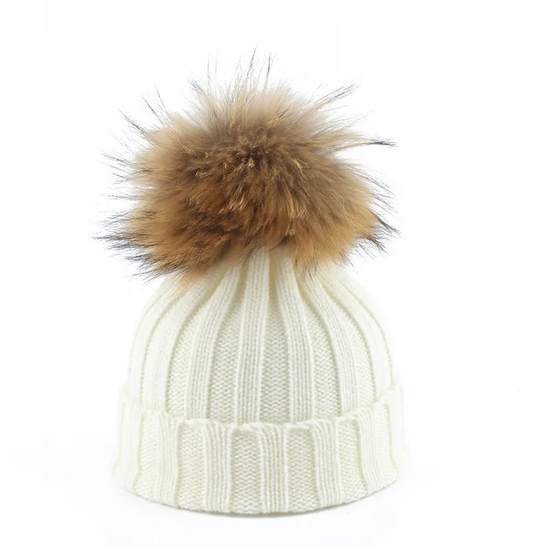 Dame Vinterlue med Pom-Pom Stilfull 7