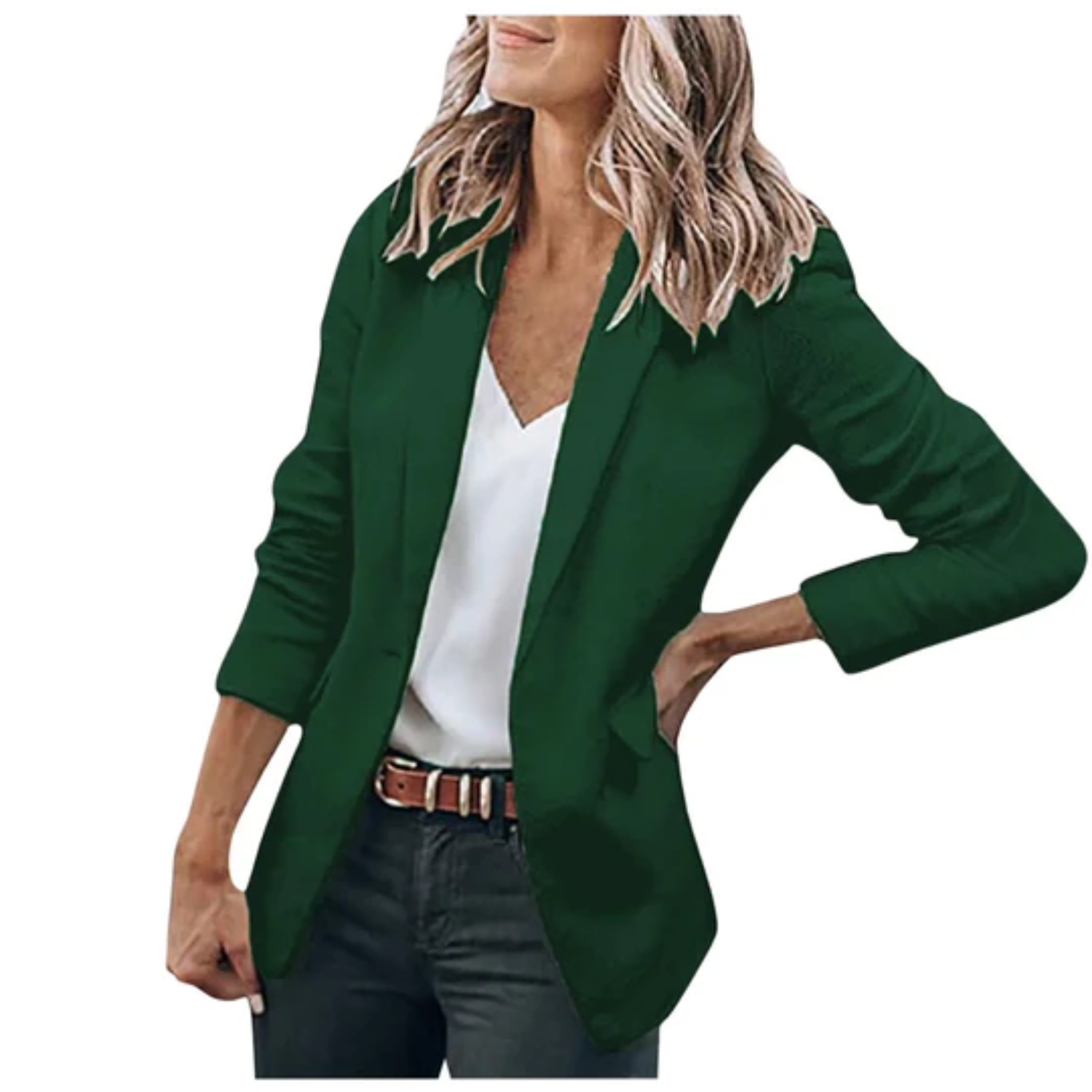 Dameblazer med tidløst design 14