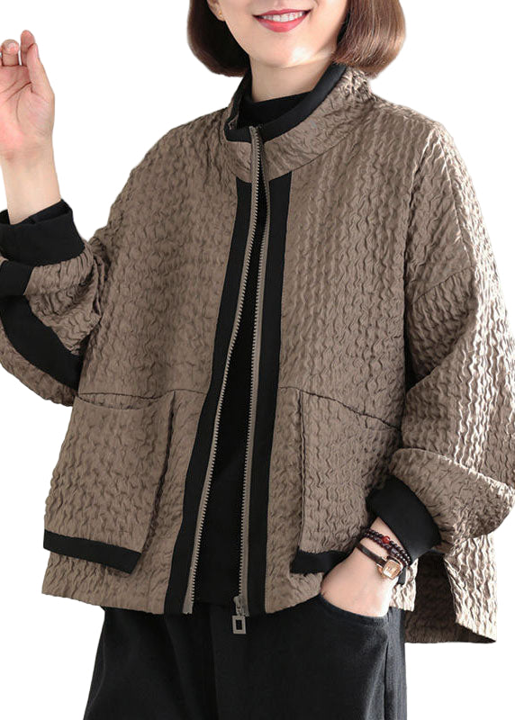 Damefrakk med Lommer i Patchwork Stil 0