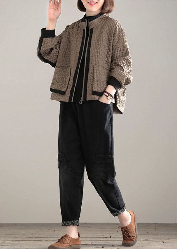 Damefrakk med Lommer i Patchwork Stil 2