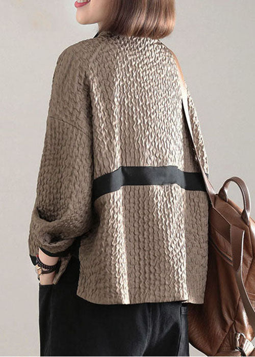 Damefrakk med Lommer i Patchwork Stil 3