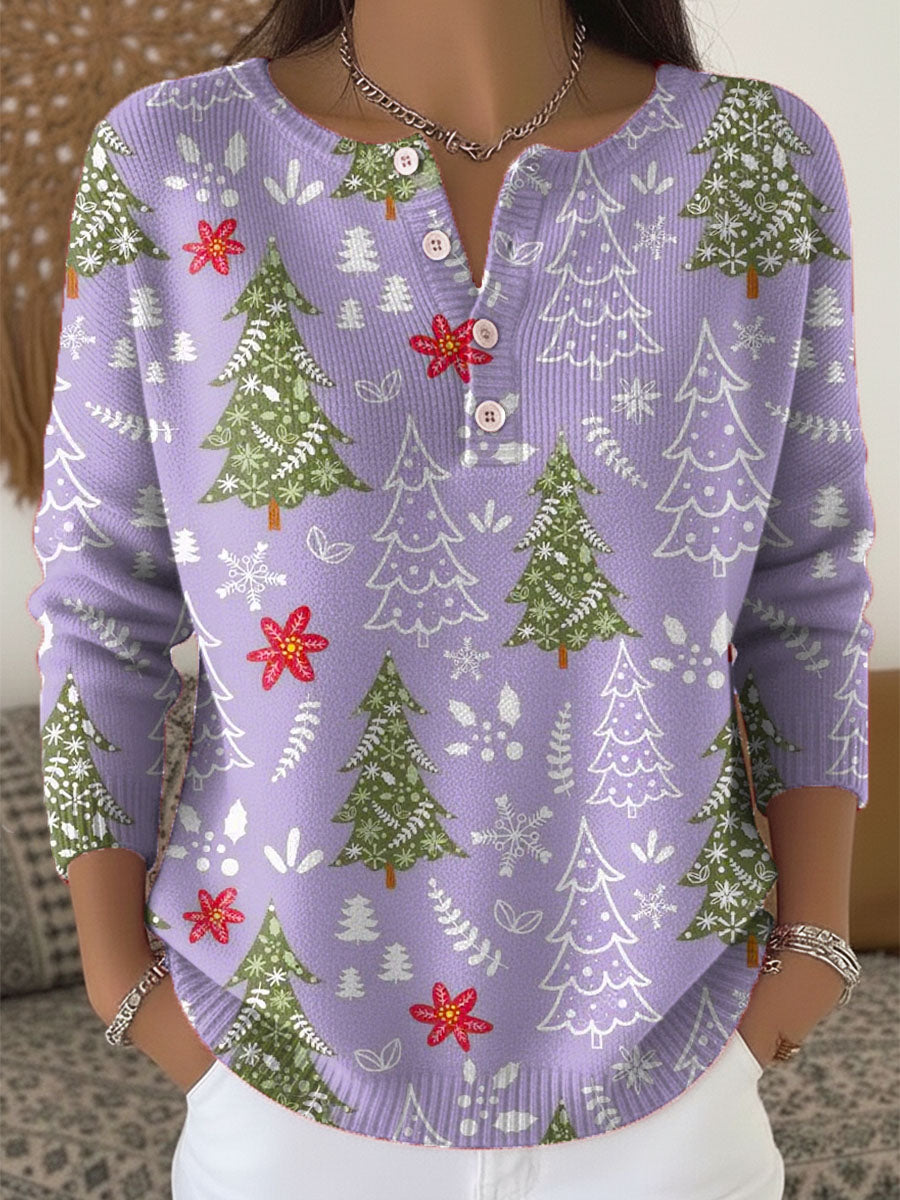 Damegenser med knapper og julemotiv 5