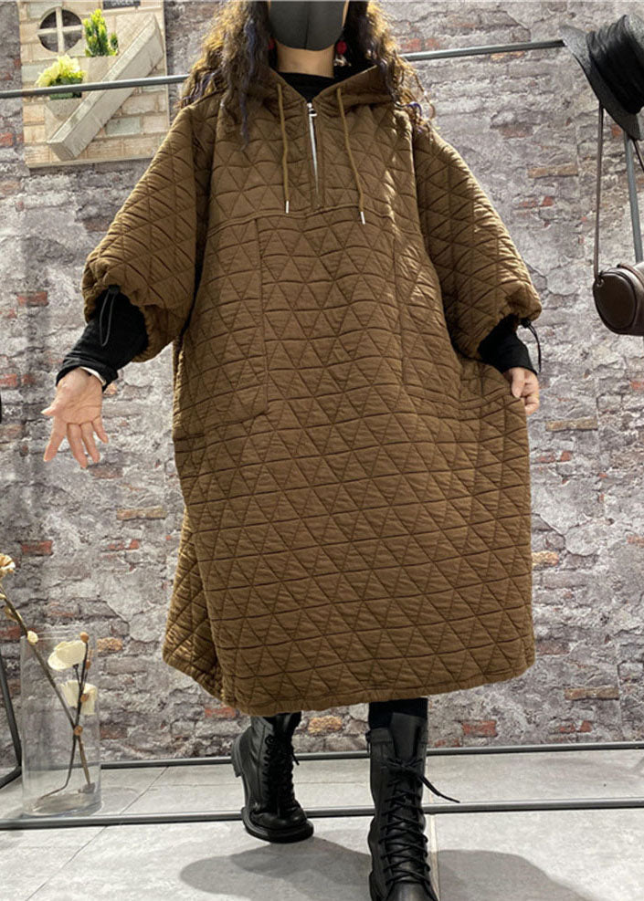 Damekjole med hette og snøring 1
