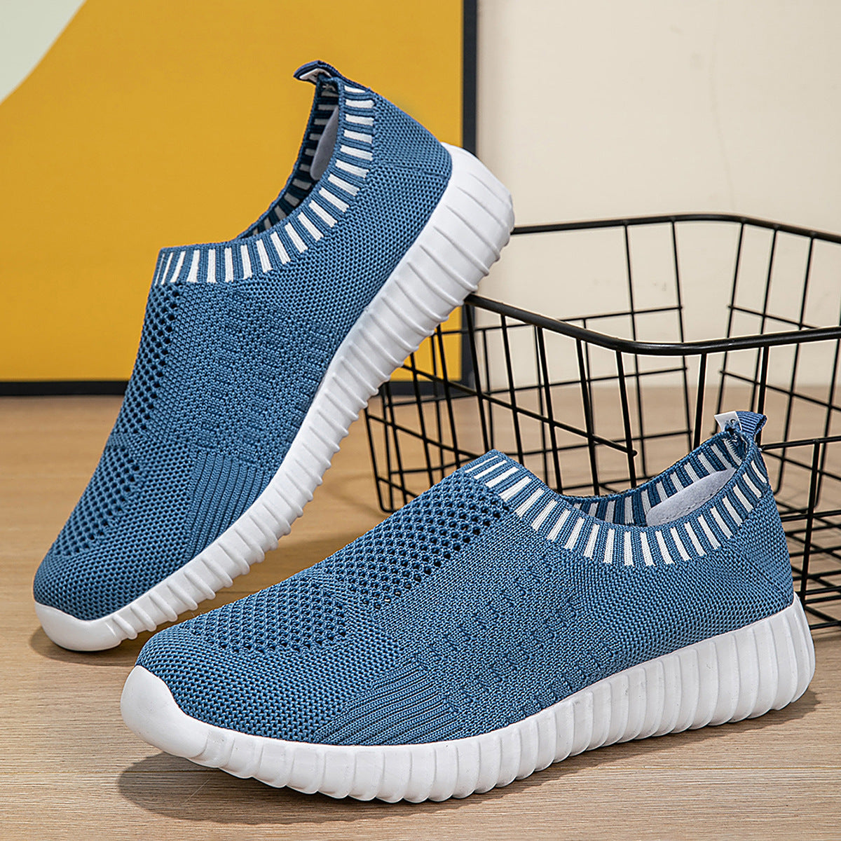 Damen Slip-On Sneakers Moderne Design 6