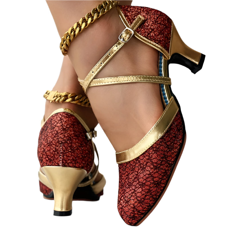 Damens Hakkesko med Spenne Detaljer 0