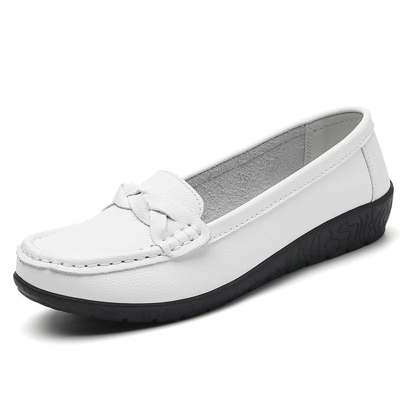 Dames Loafers Flate Sko 4