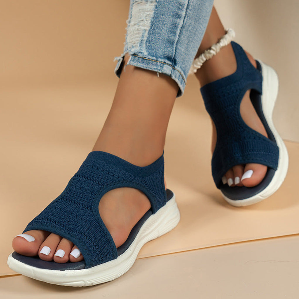 Damesandaler med Åpen Tå Sporty Stil 2