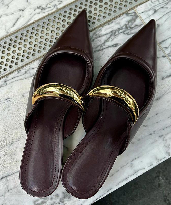 Damesandaler med spiss tå 1