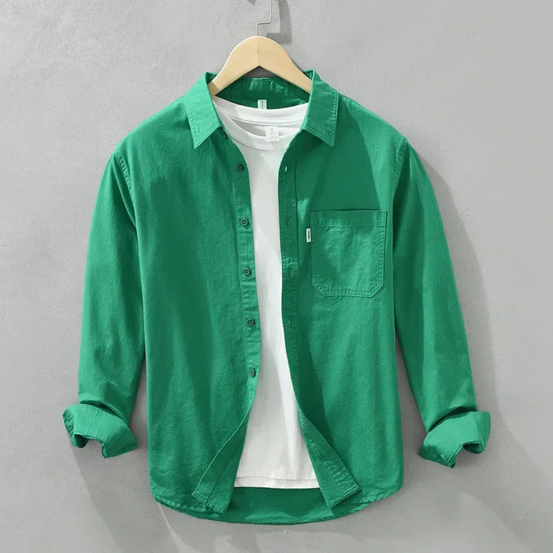 Variant image for Herreskjorte Bomull Stilig Design Løs Passform-25