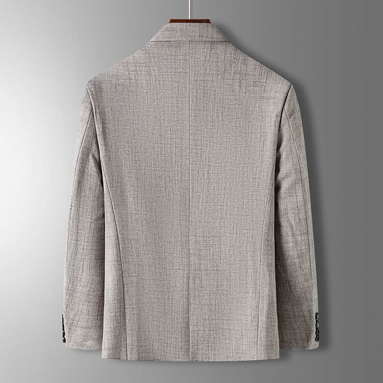 Herre Blazer Moderne Design Med Rett Silhuett og To-Knapps Lukking 3