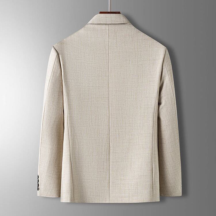 Herre Blazer Moderne Design Med Rett Silhuett og To-Knapps Lukking 4