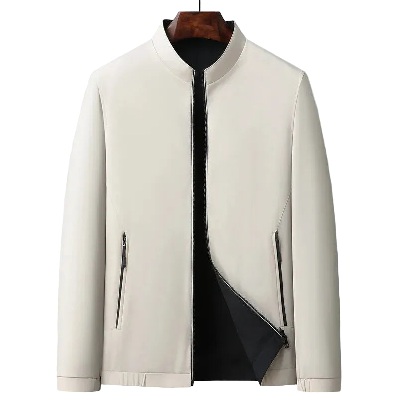 Herre Bomberjakke Klassisk Design Minimalistisk Stil 1