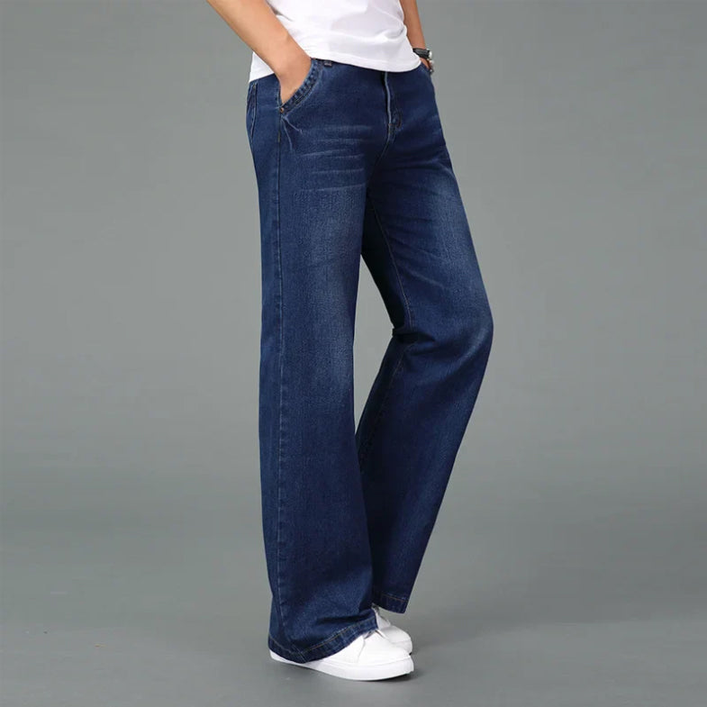Herre Bootcut Jeans med Retro Stil 2