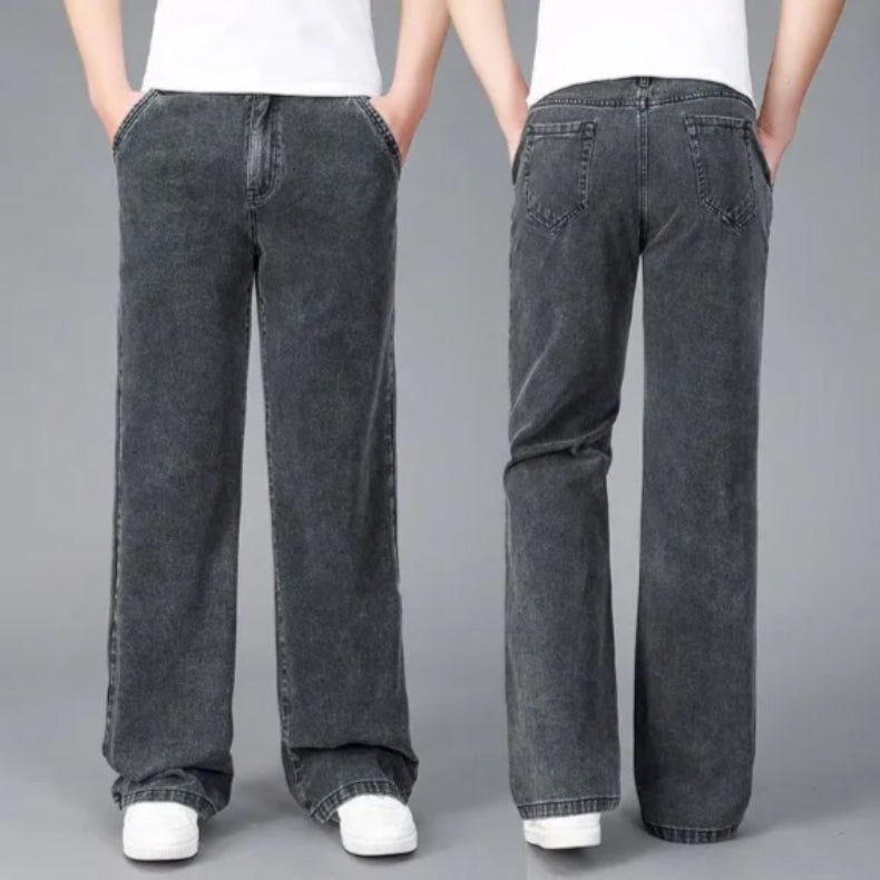 Herre Bootcut Jeans med Retro Stil 4
