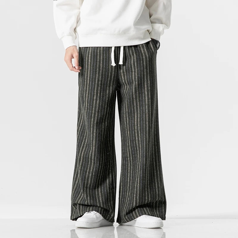 Herre Bukser med Overdimensjonert Design 1
