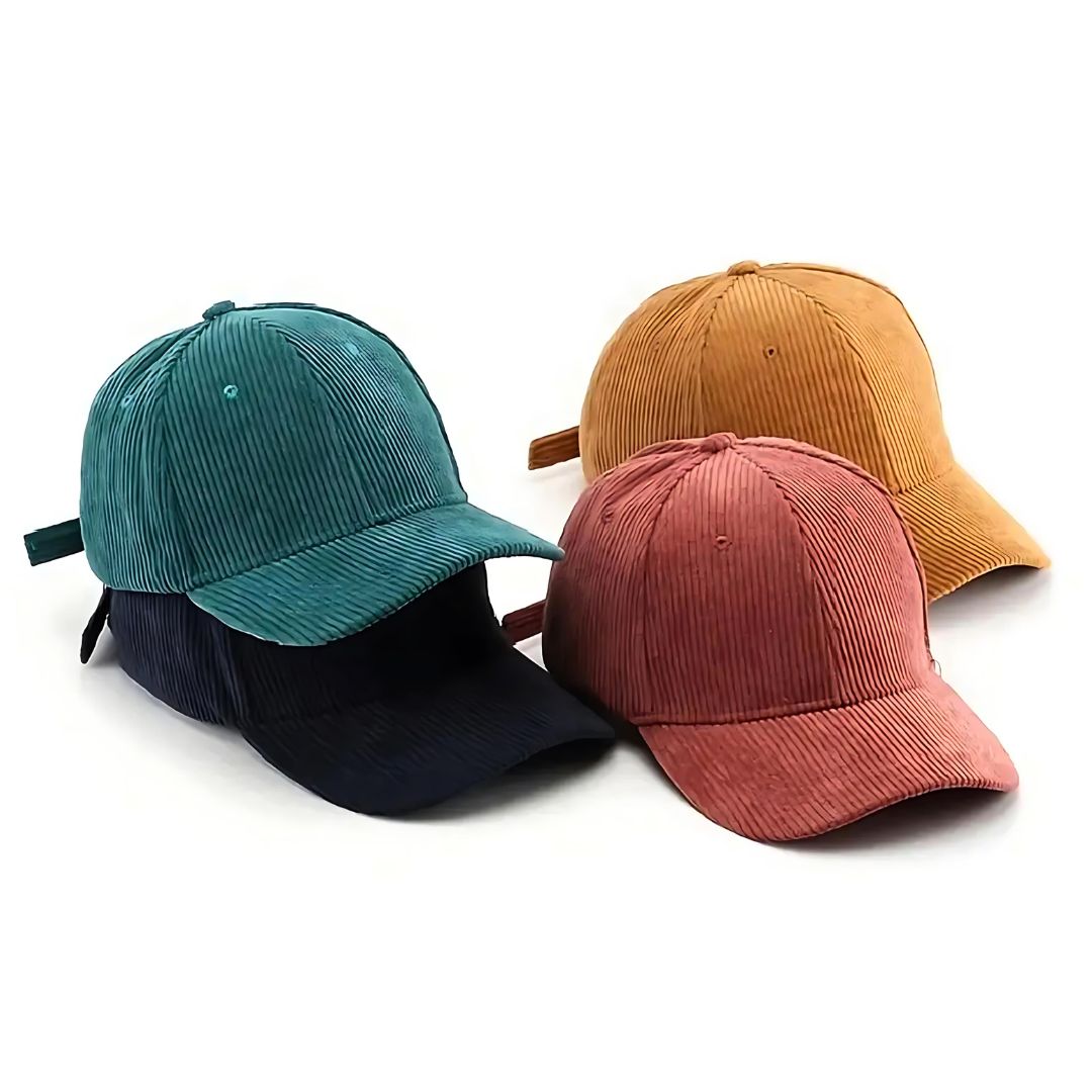 Herre Cap Justerbar Corduroy Komfortabel Stil 2