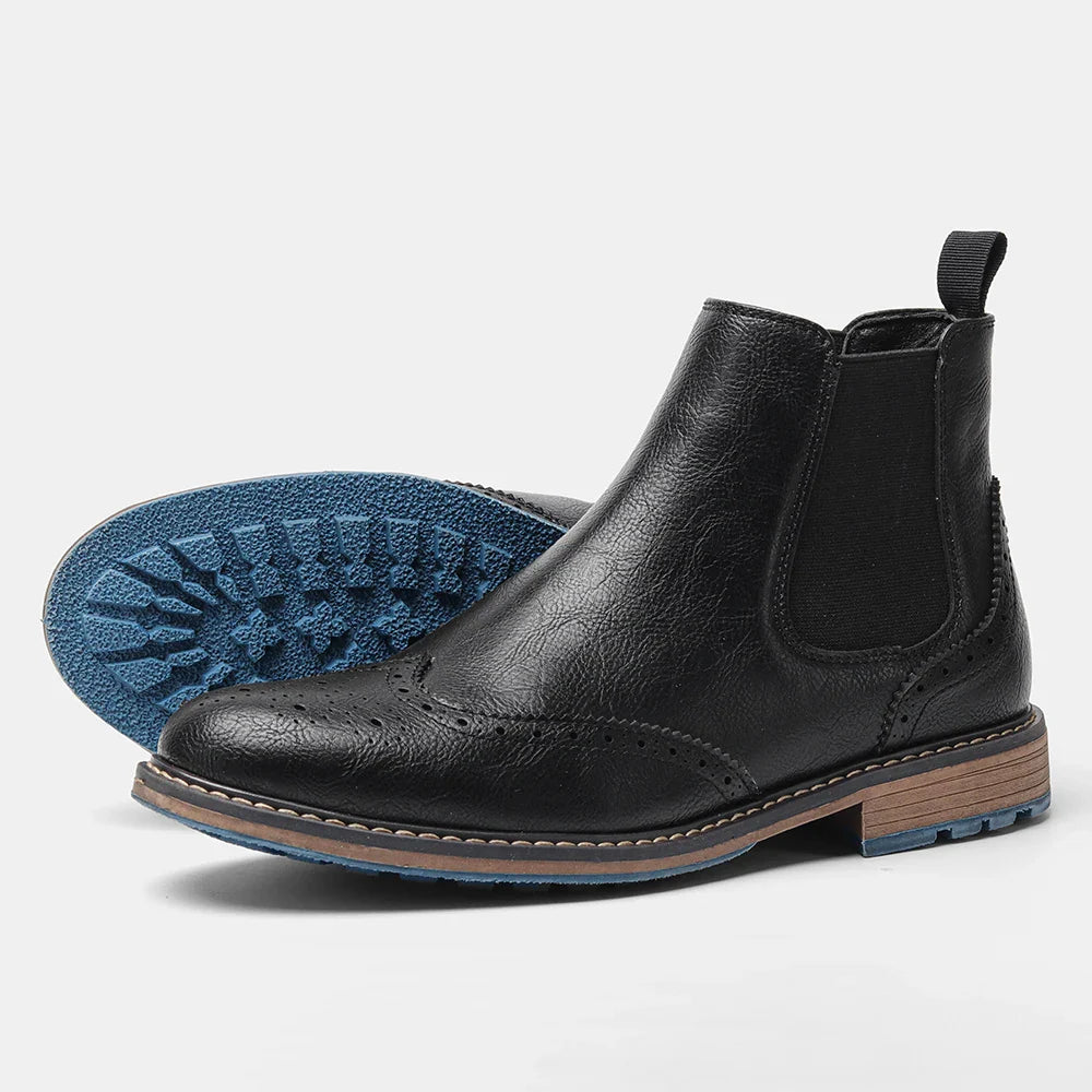 Herre Chelsea Boots Klassisk Stil Støvletter 0
