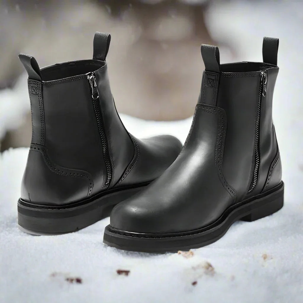 Herre Chelsea Boots Støvletter med Elastiske Sider 3
