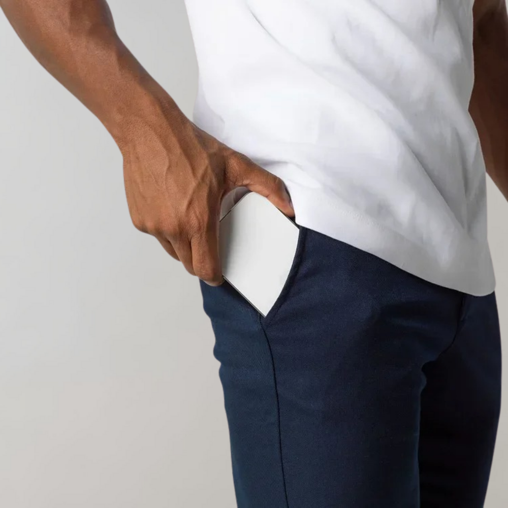 Herre Chino Bukser Komfortabel Stil 2