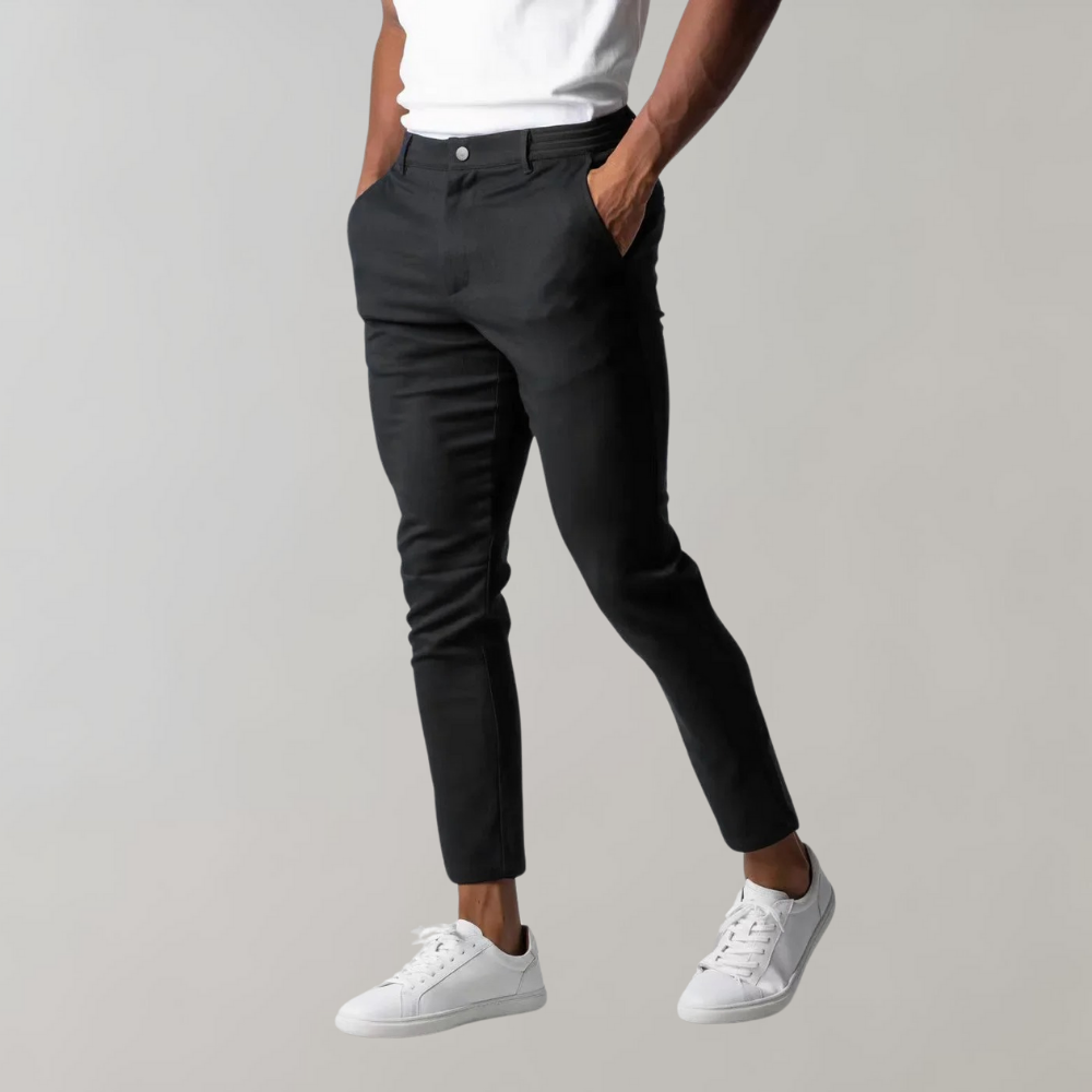 Herre Chino Bukser Komfortabel Stil 5
