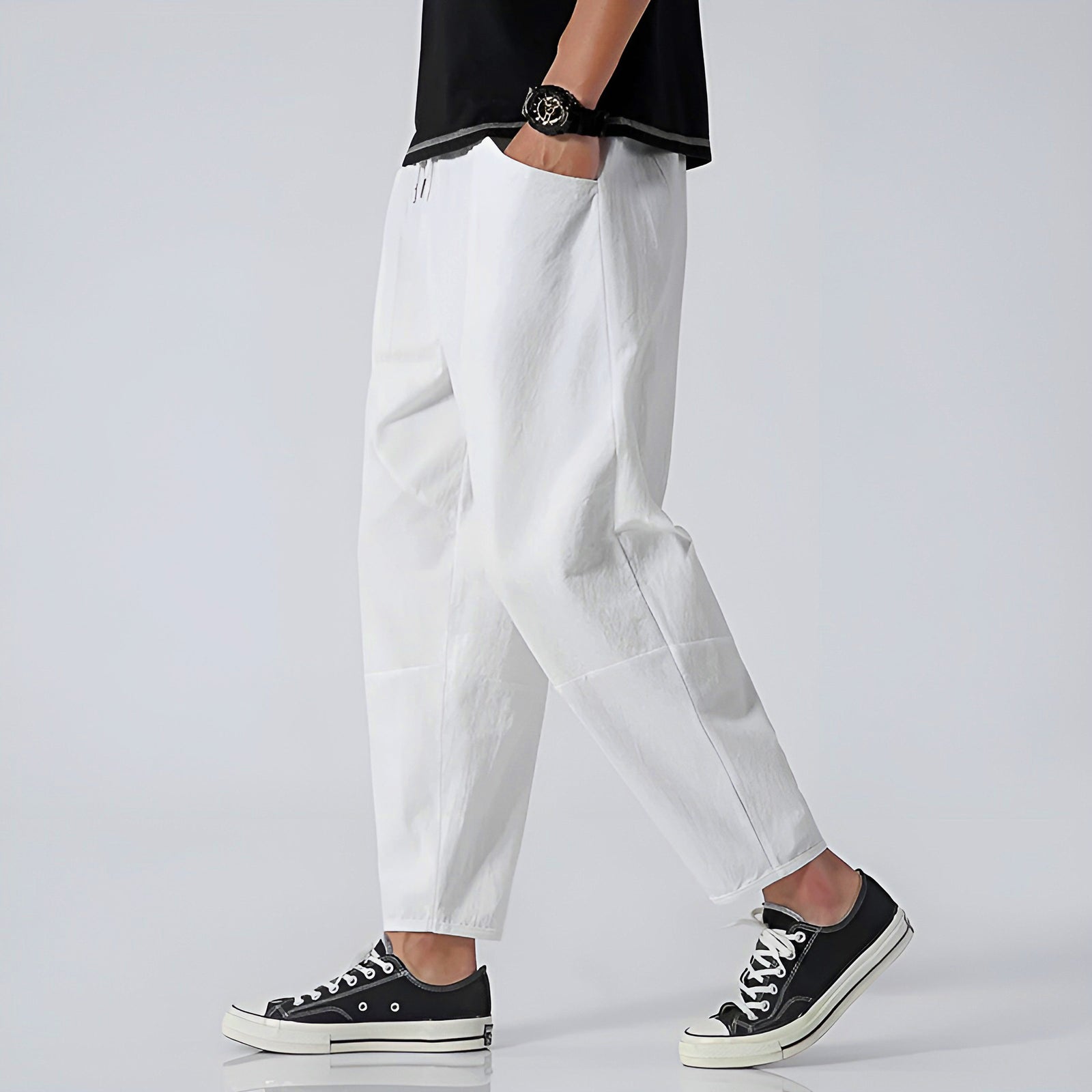 Herre Cropped Bukser Urban Stil 7