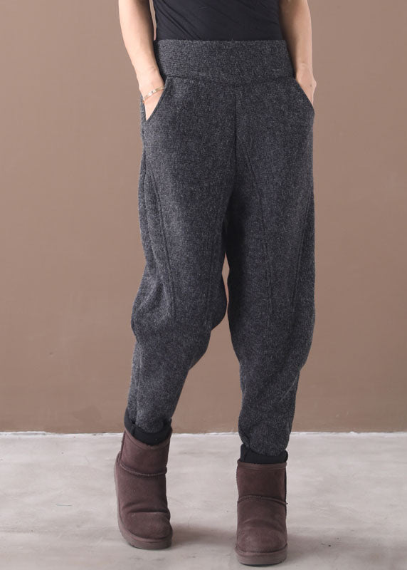 Herre Fleece Bukser med Lommer og Lappedesign 1