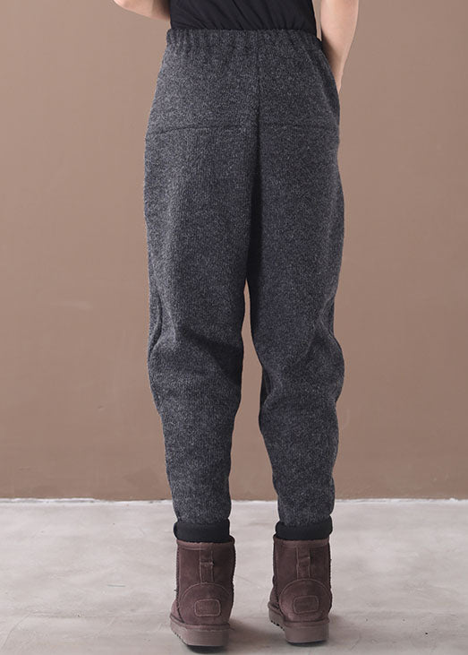 Herre Fleece Bukser med Lommer og Lappedesign 2