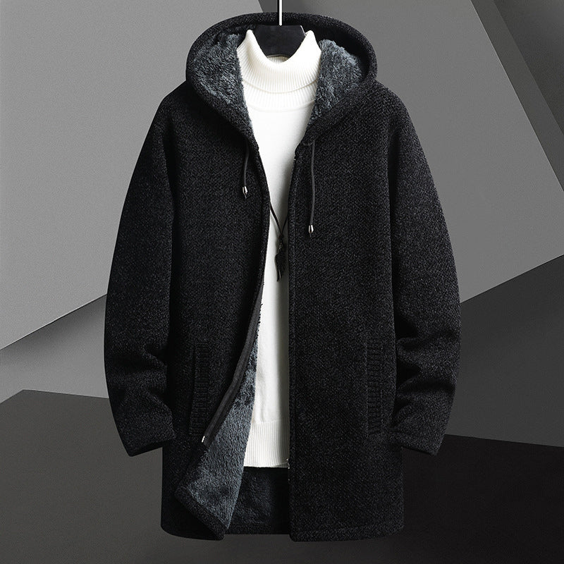 Herre Fleece Jakke med Hette 2