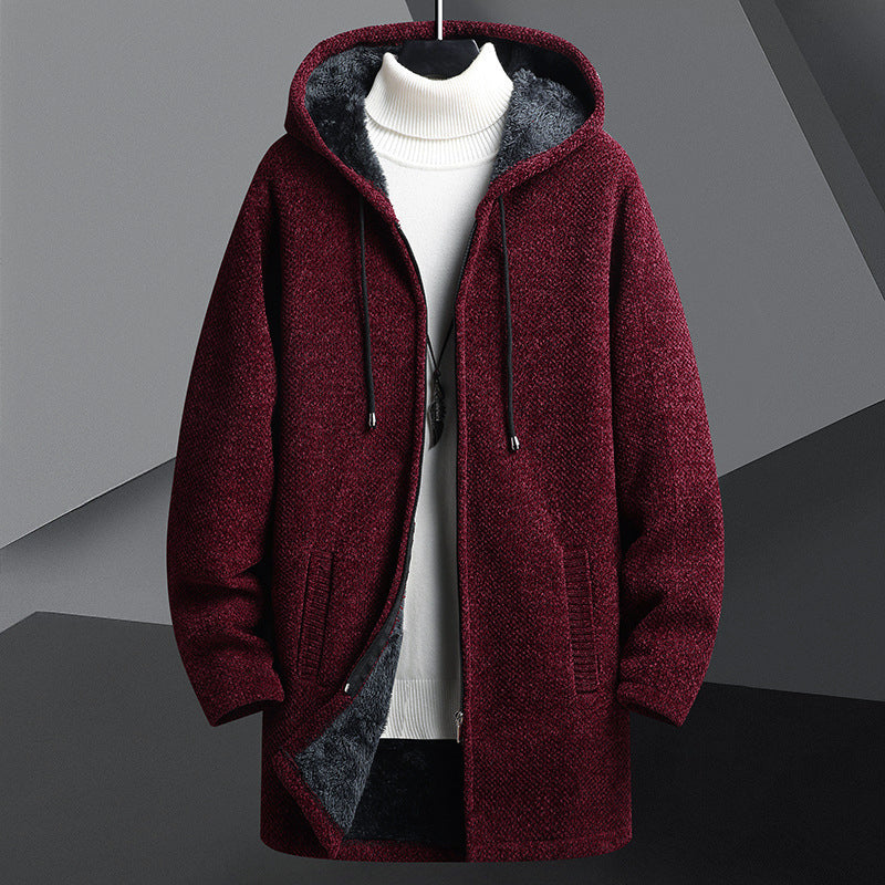 Herre Fleece Jakke med Hette 4