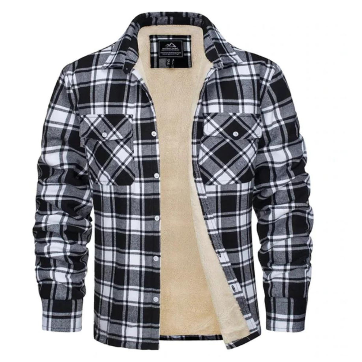 Herre Fleecevest Rutete Stil 6