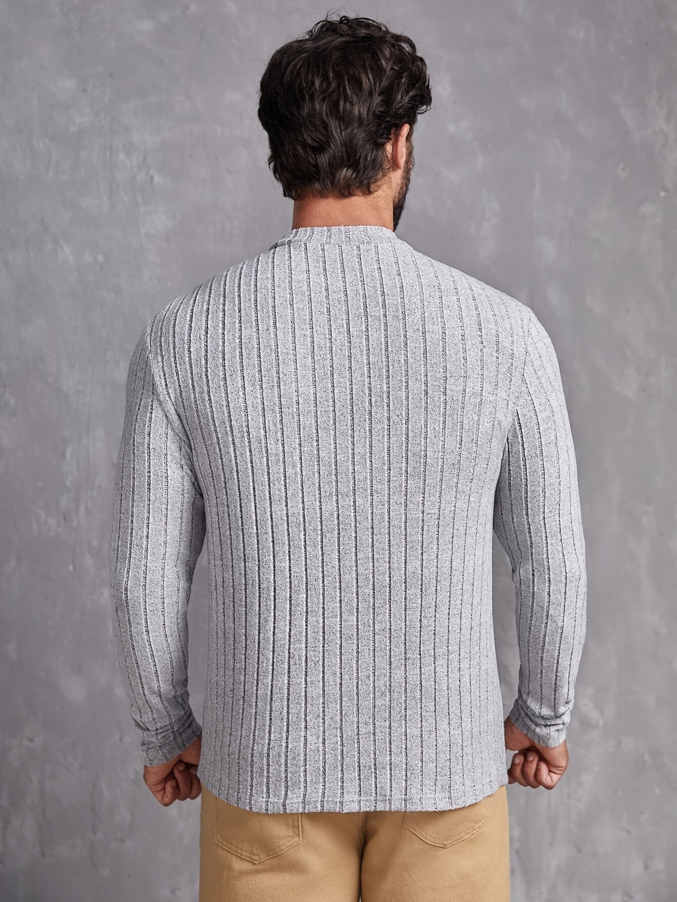Herre Genser Crewneck Casual Stil Tidløs 1
