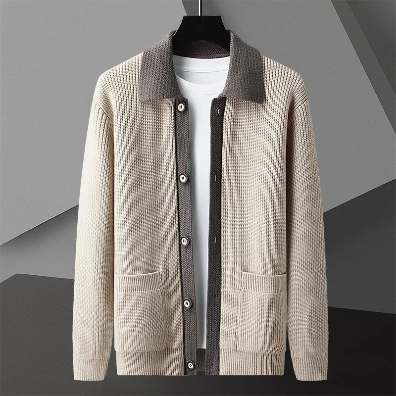 Herre Genser Fargeblokk Design Smart Casual 0