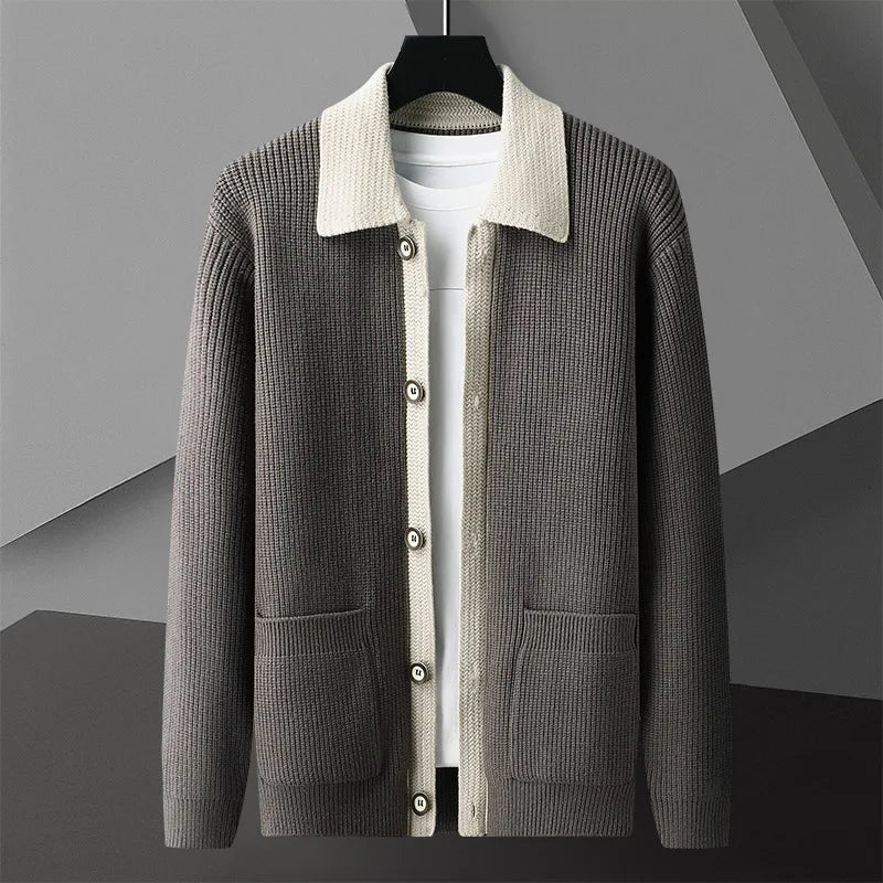 Herre Genser Fargeblokk Design Smart Casual 2