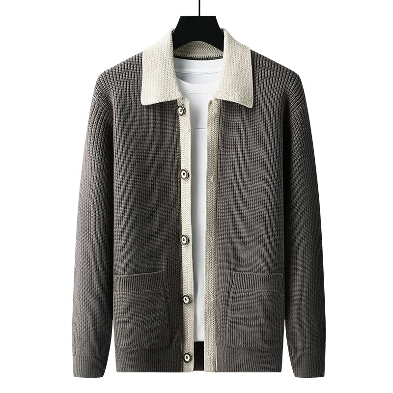 Herre Genser Fargeblokk Design Smart Casual 4
