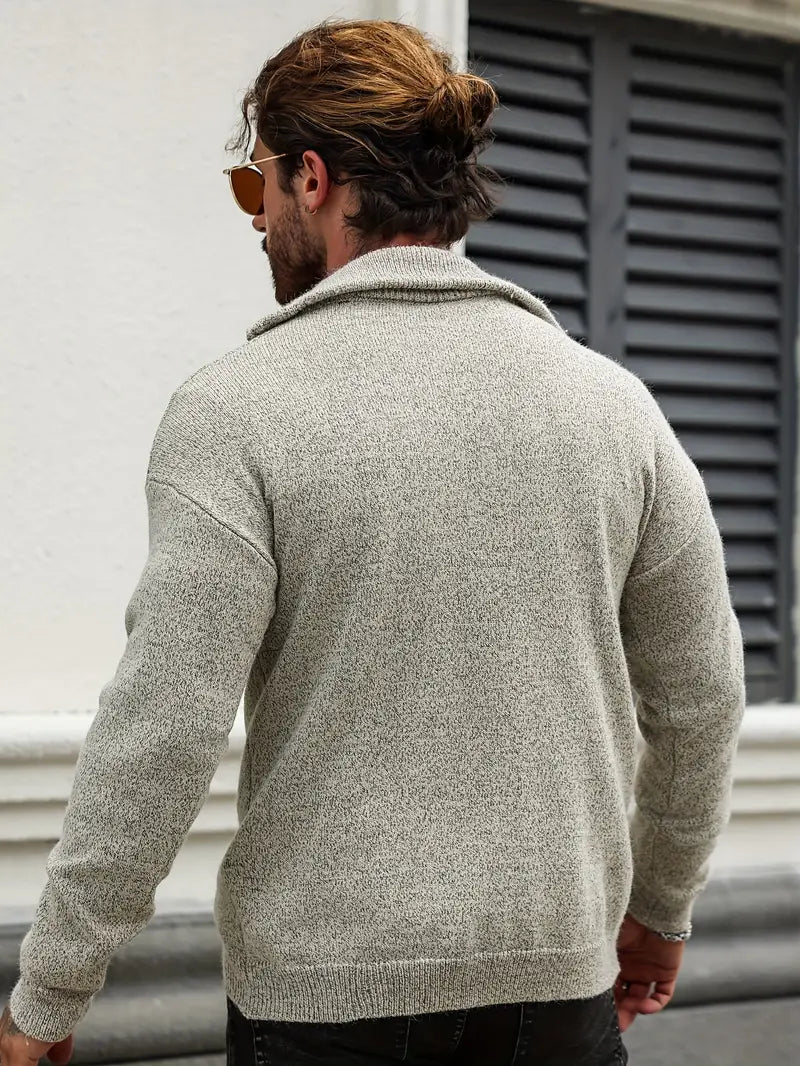 Herre Genser Half Zip Stilfull Design for Alle Anledninger 3