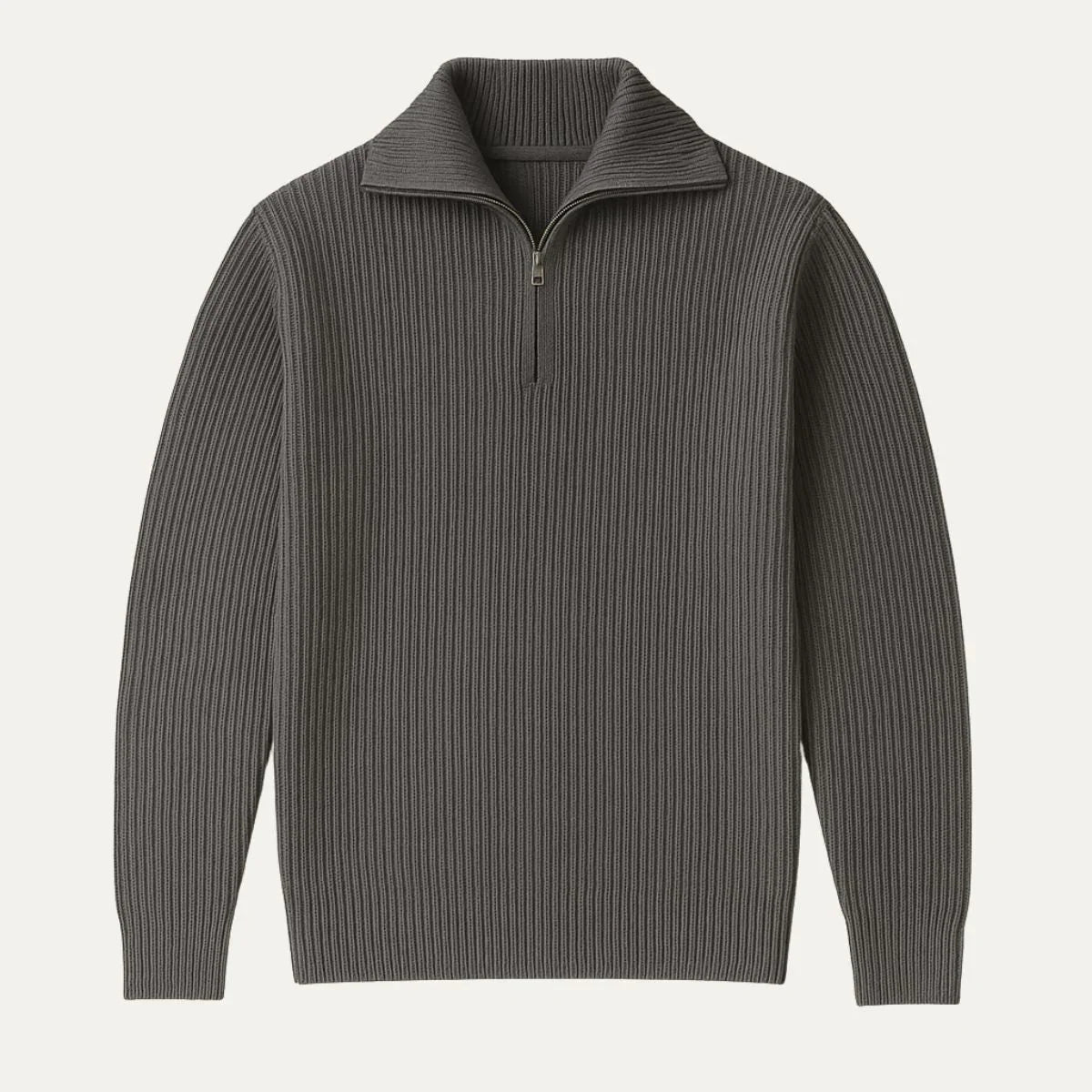 Herre Genser Half Zip med Skreddersydd Passform 2