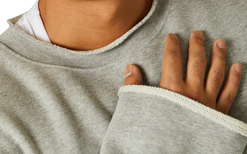 Herre Genser Rund Hals Løs Passform for Aktiv Livsstil 4