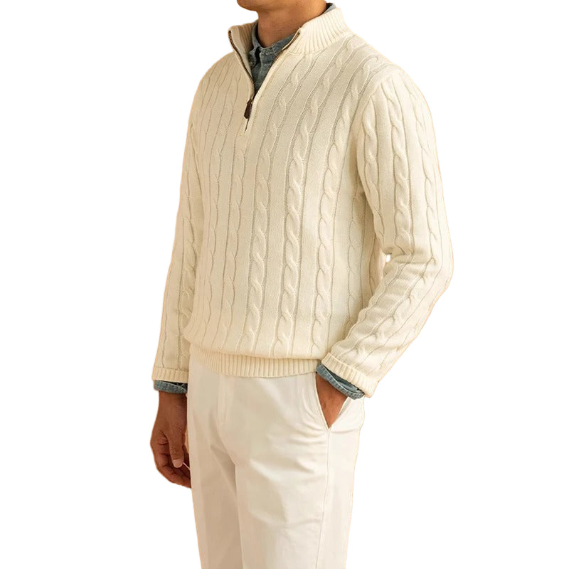 Herre Genser med Høy Hals Jacquard 0