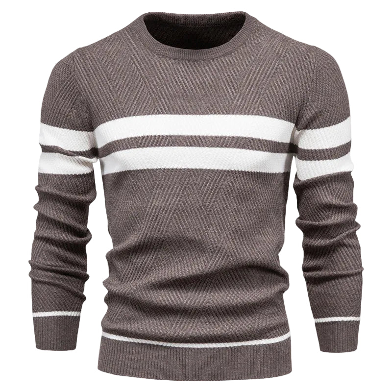 Herre Genser med Stripete Design 0