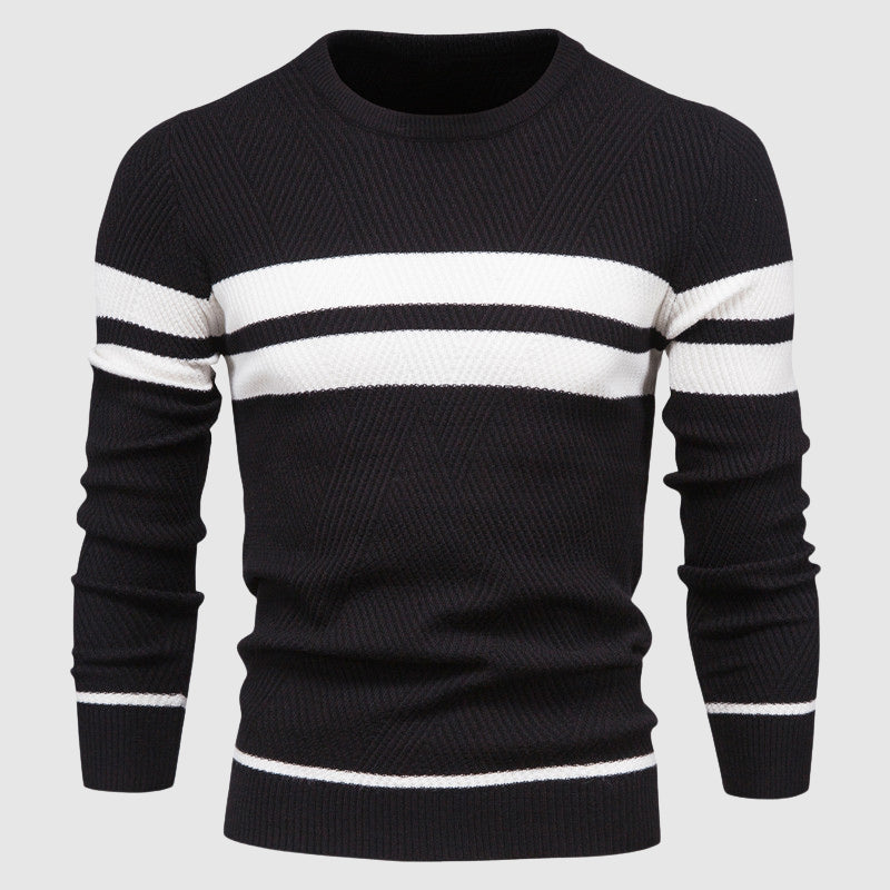 Herre Genser med Stripete Design 1