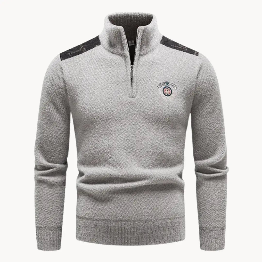 Herre Half Zip Genser Moderne for Hverdagsbruk 0