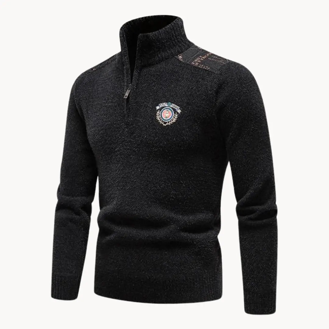 Herre Half Zip Genser Moderne for Hverdagsbruk 4